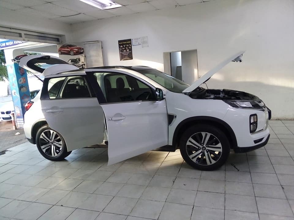 2021 Mitsubishi ASX 2.0Auto white color Panaromic Sunroof Reverse Camera Service Book Spare Key