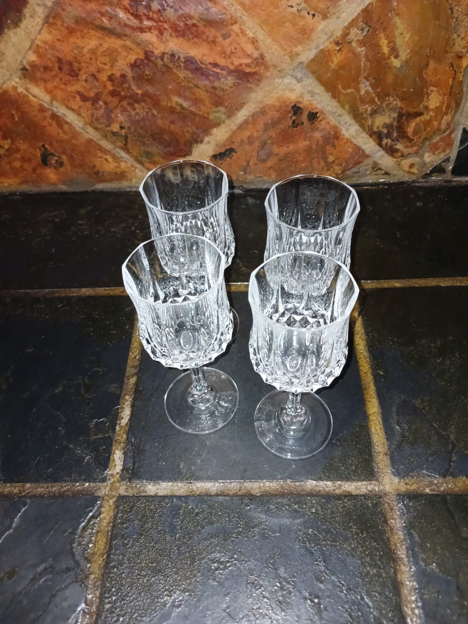 Cristal d’Arques Paris Longchamp  Crystal  Glasses