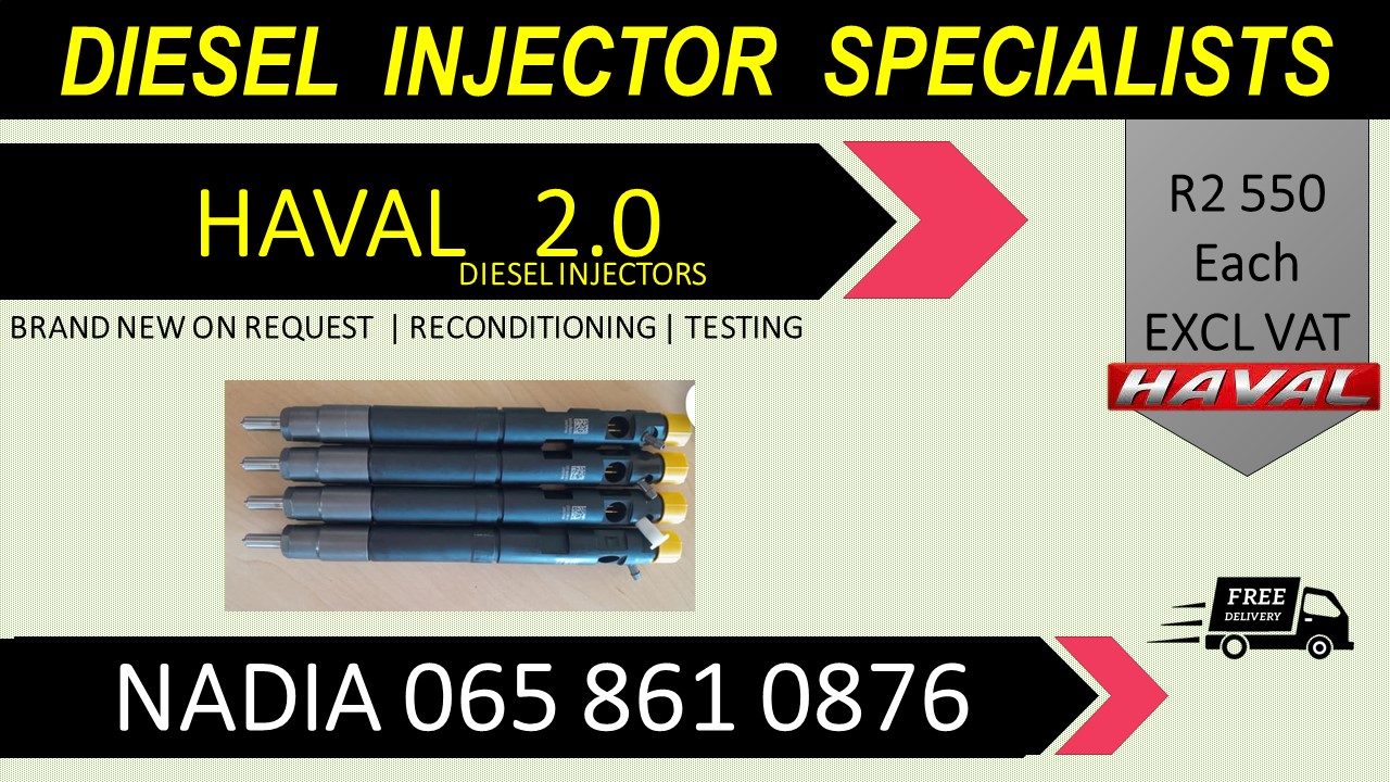 2.0 HAVAL DIESEL INJECTORS FOR SALE - Private Seller 2.0 HAVAL DIESEL INJECTORS FOR SALE - Private Seller