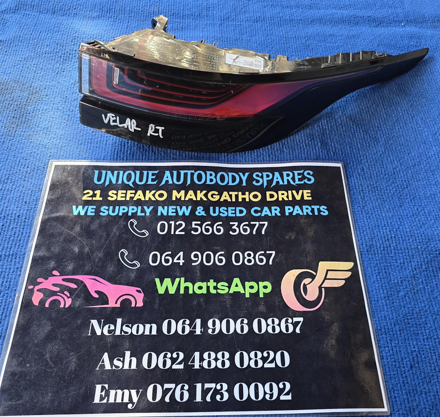 Range Rover Velar Tail Light Right Range Rover Velar Tail Light Right