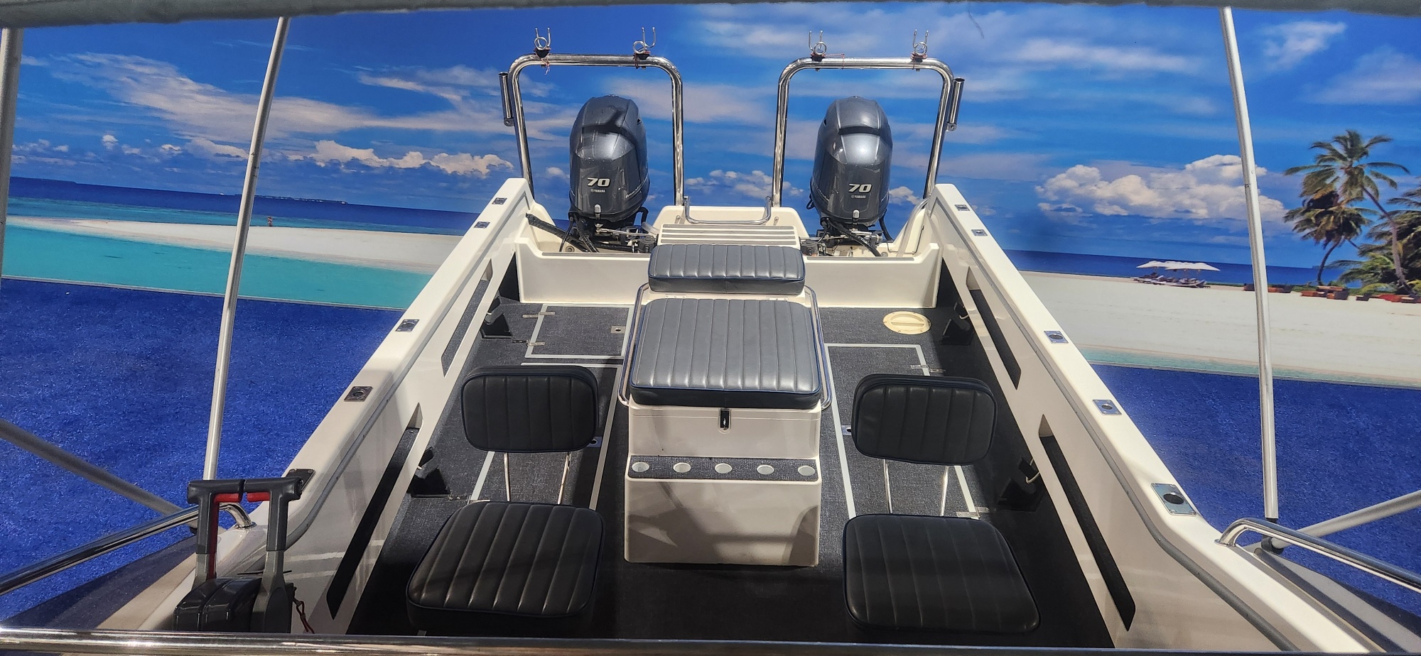 YELDCAT 17 FT ON TRAILER 2 X 70 YAMAHA 4 STROKES