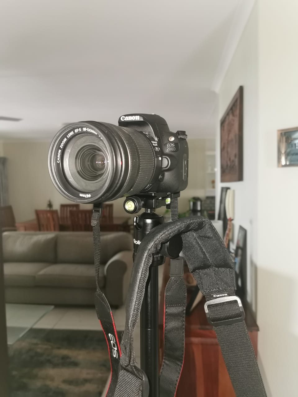 Canon EOS200 D Camera + Bag + 18-135mm Lens +Tripod + Nikon Binoculars- all as new
