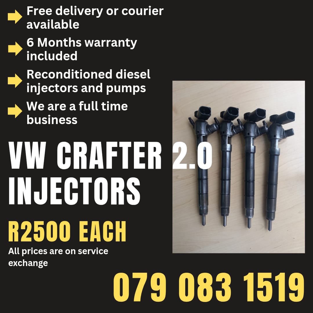 VW CRAFTER 2.0 INJECTORS FOR SALE WITH WARRANTY INCLUDED - Private Seller VW CRAFTER 2.0 INJECTORS FOR SALE WITH WARRANTY INCLUDED - Private Seller