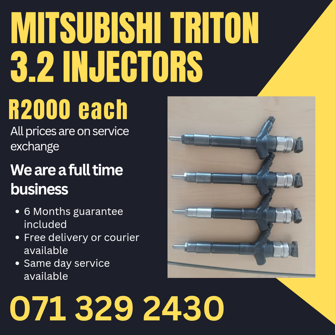 MITSUBISHI TRITON 3.2 INJECTORS FOR SALE WITH WARRANTY - Private Seller MITSUBISHI TRITON 3.2 INJECTORS FOR SALE WITH WARRANTY - Private Seller