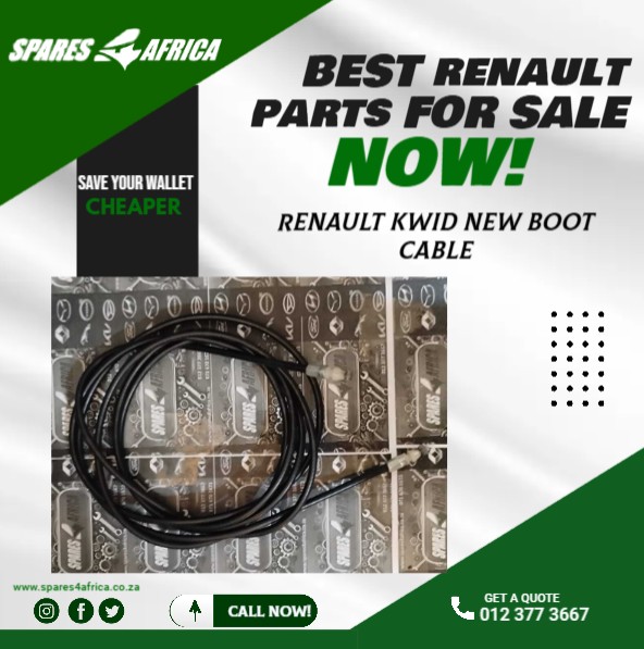 RENAULT KWID NEW BOOT CABLE - Private Seller RENAULT KWID NEW BOOT CABLE - Private Seller