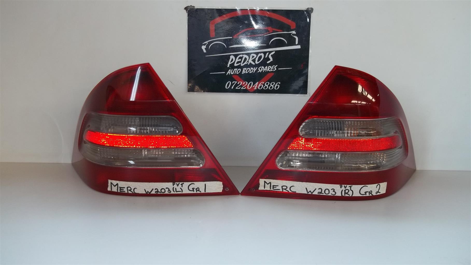 Mercedes (W203) tail light (SET) - Private Seller Mercedes (W203) tail light (SET) - Private Seller