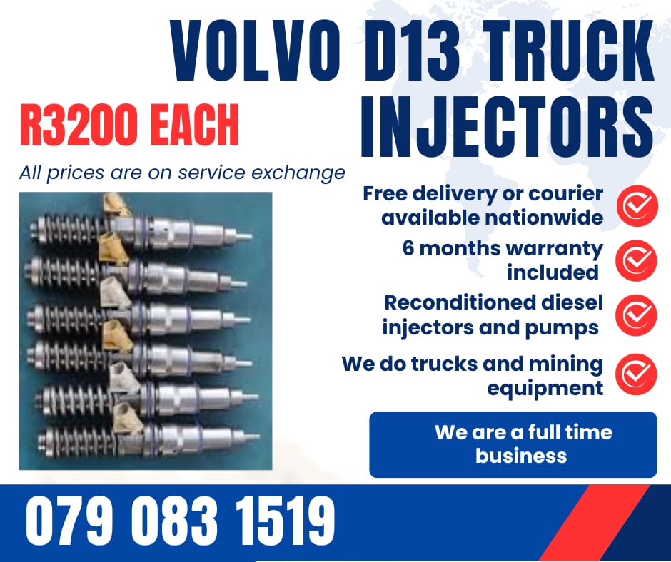VOLVO D13 TRUCK INJECTORS FOR SALE WITH WARRANTY - Private Seller VOLVO D13 TRUCK INJECTORS FOR SALE WITH WARRANTY - Private Seller