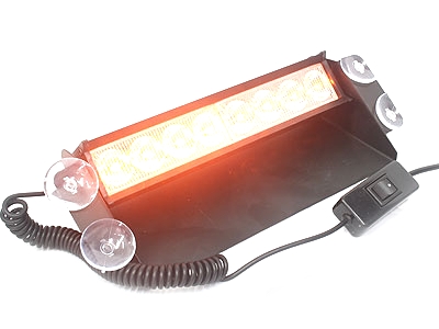 NX LED Amber Orange Dashmount Emergency Strobe Light