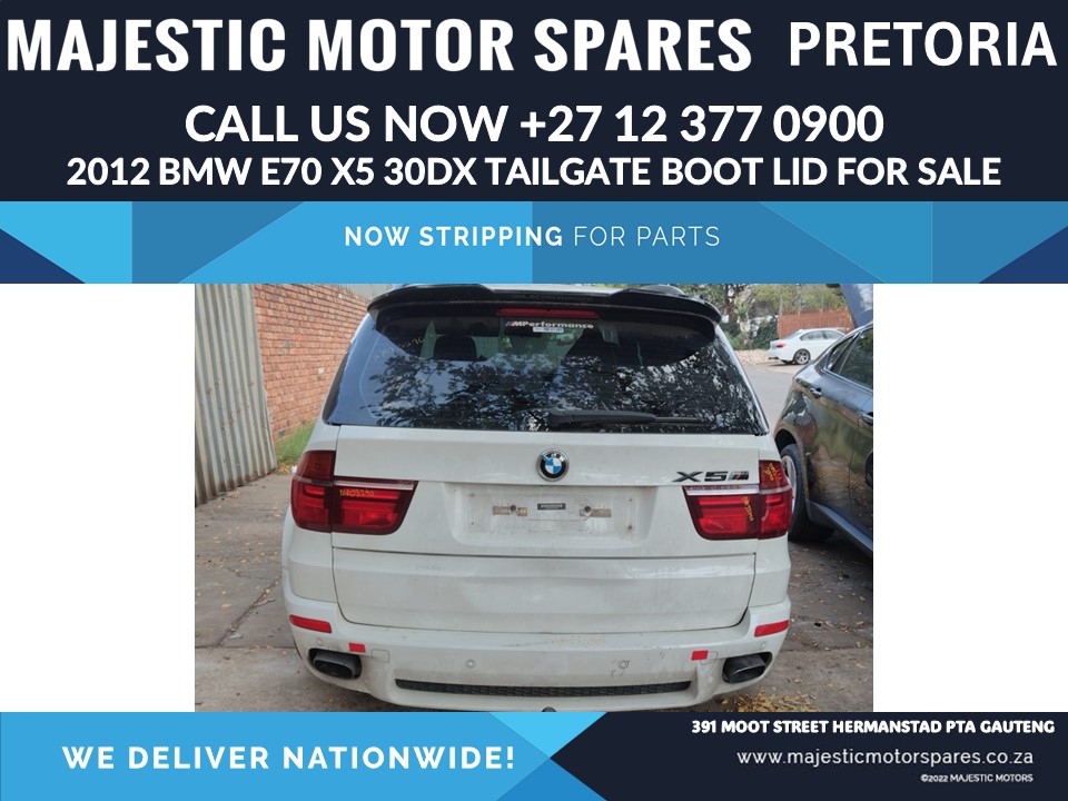 BMW X5 E70 30dx tailgate boot lid available - Private Seller BMW X5 E70 30dx tailgate boot lid available - Private Seller