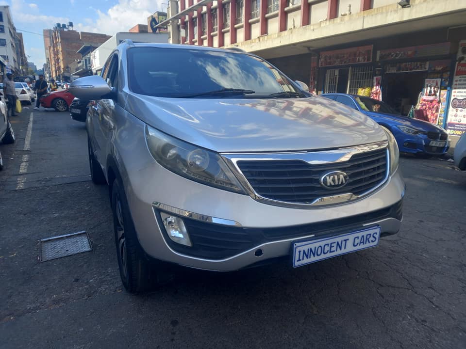 2012 KIA SPORTAGE 2.0 PETROL, AUTOMATIC 4X4, SILVER COLOUR, MILEAGE 104000KM