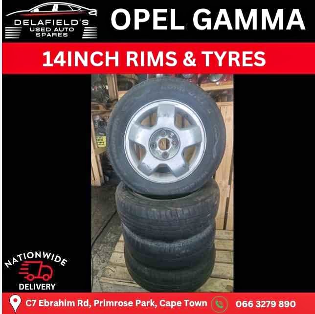 Opel Gamma 14 inch Rims and Tyres - Private Seller