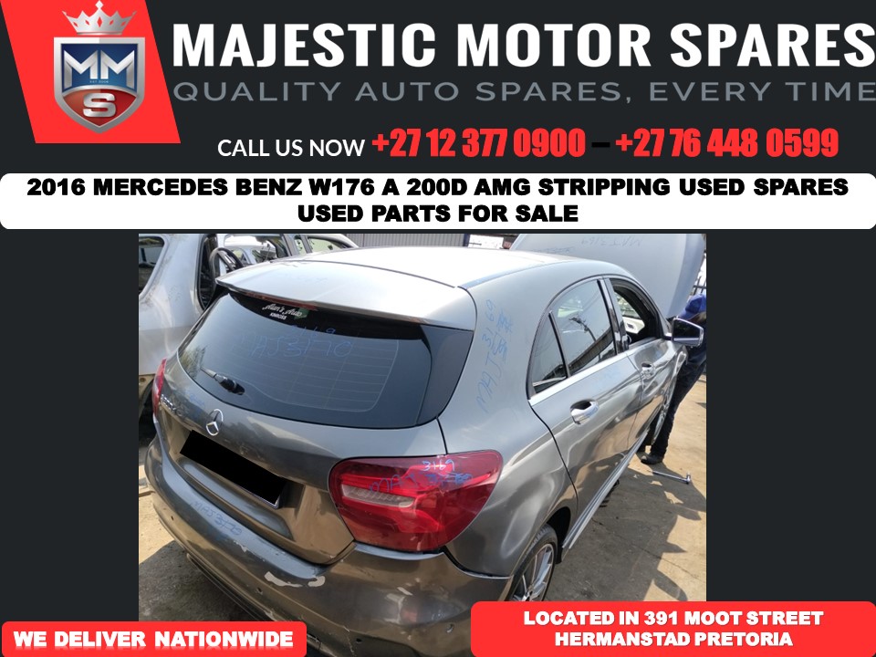 2016 Mercedes benz W176 A 200D AMG parts spares used for sale- Grey in colour - Private Seller 2016 Mercedes benz W176 A 200D AMG parts spares used for sale- Grey in colour - Private Seller