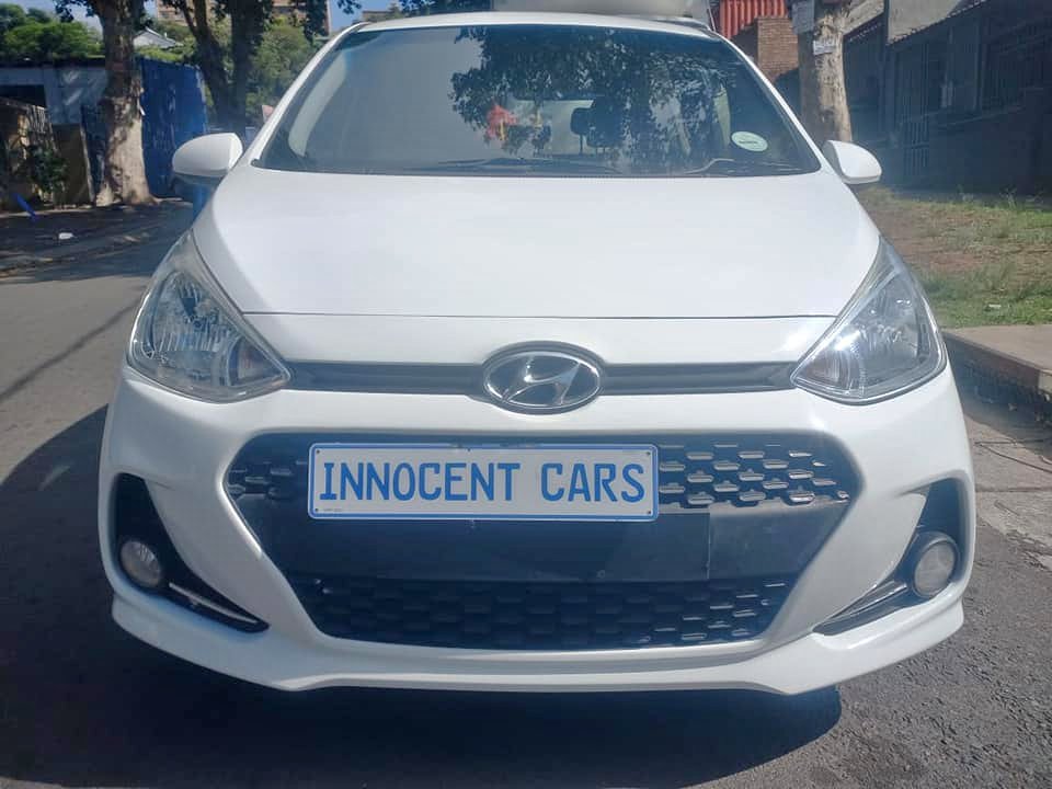 2018 HYUNDAI i10 GRAND 1.0 PETROL, MANUAL, WHITE COLOR, MILEAGE 84000KMS