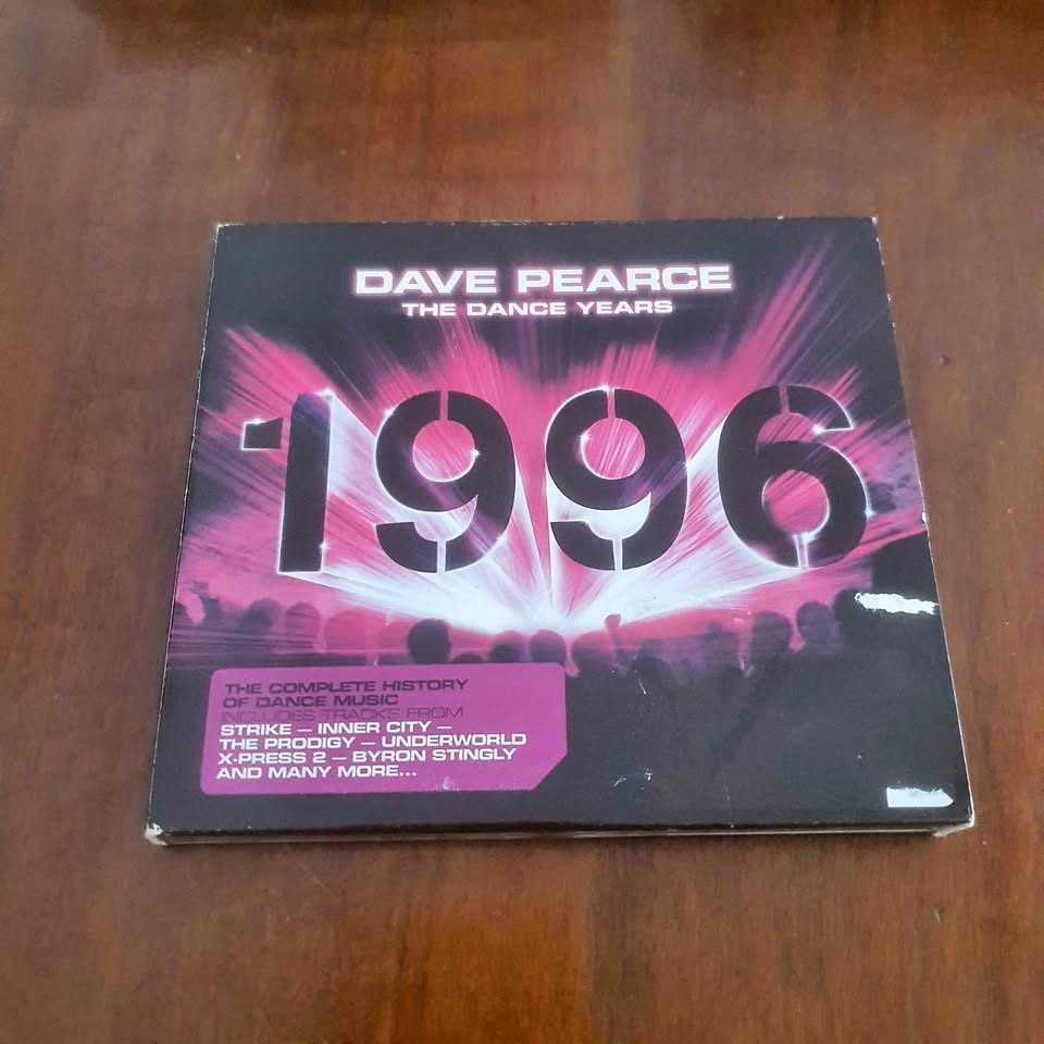 David Pearce – 1996 The dance years cd David Pearce – 1996 The dance years cd
