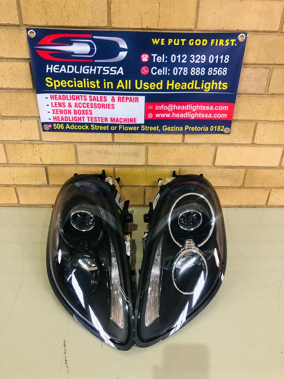 Porsche Boxter/Cayman 981 shadow/black left and right xenon headlights - Private Seller Porsche Boxter/Cayman 981 shadow/black left and right xenon headlights - Private Seller