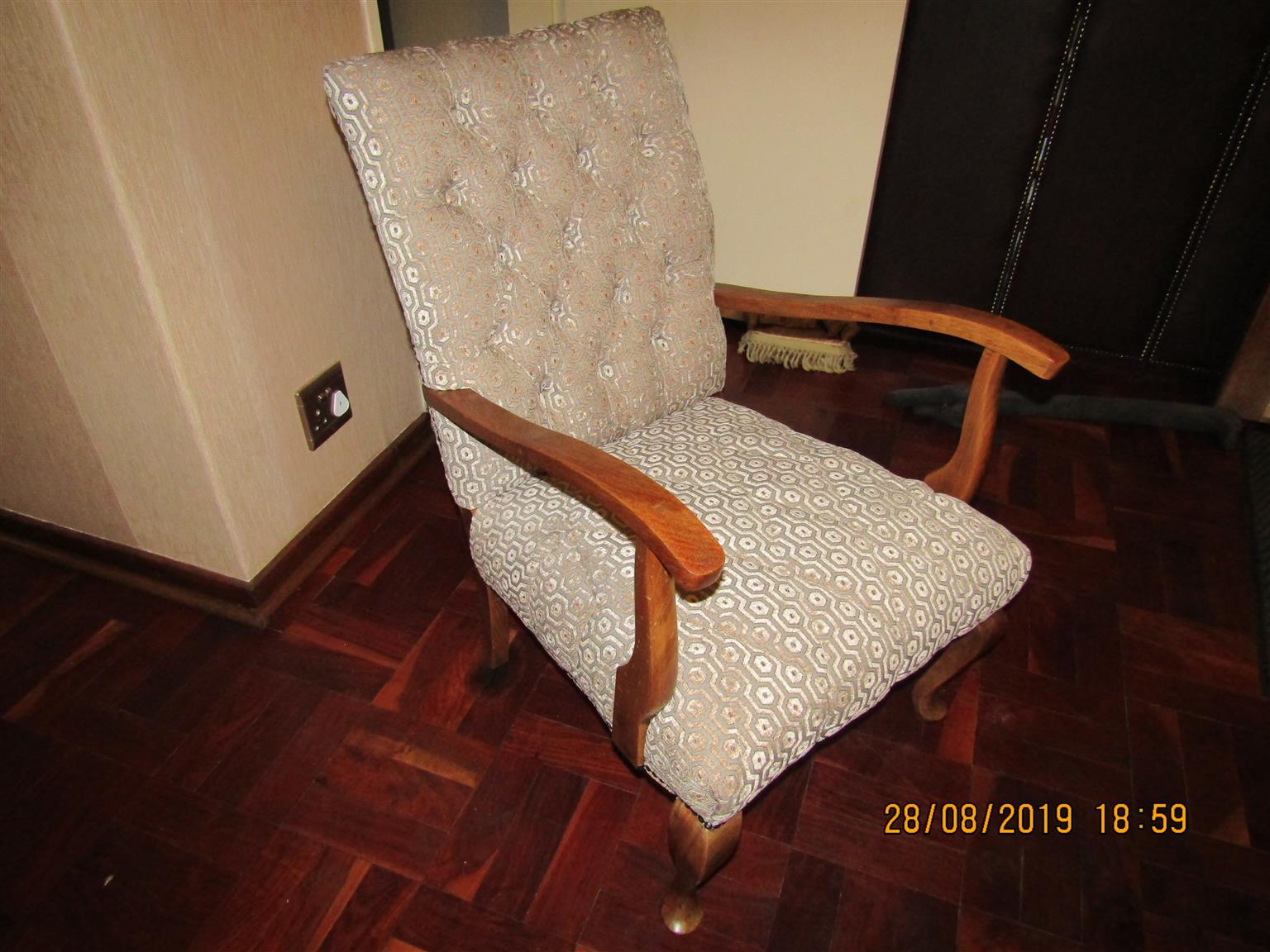 Classic antique armrest Chair. Classic antique armrest Chair.