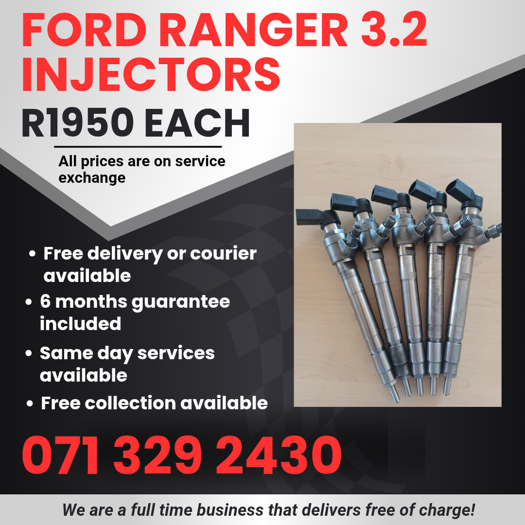FORD RANGER 3.2 INJECTORS FOR SALE WITH WARRANTY - Private Seller FORD RANGER 3.2 INJECTORS FOR SALE WITH WARRANTY - Private Seller