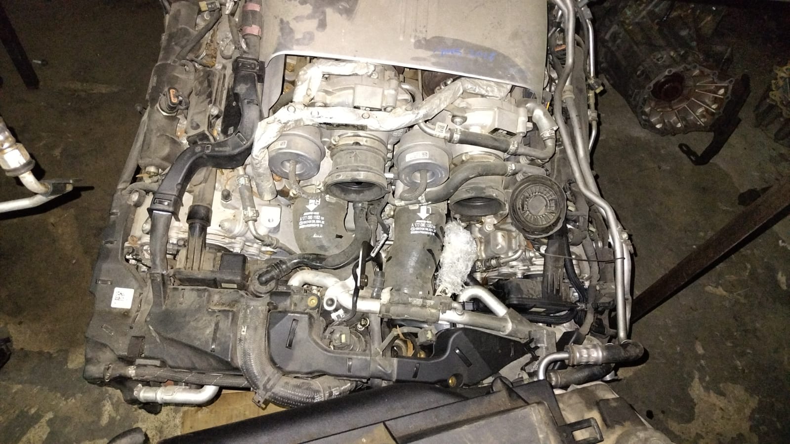 Used Mercedes-Benz C63S AMG Engine M177 for Sale – 4.0L Bi-Turbo Beast