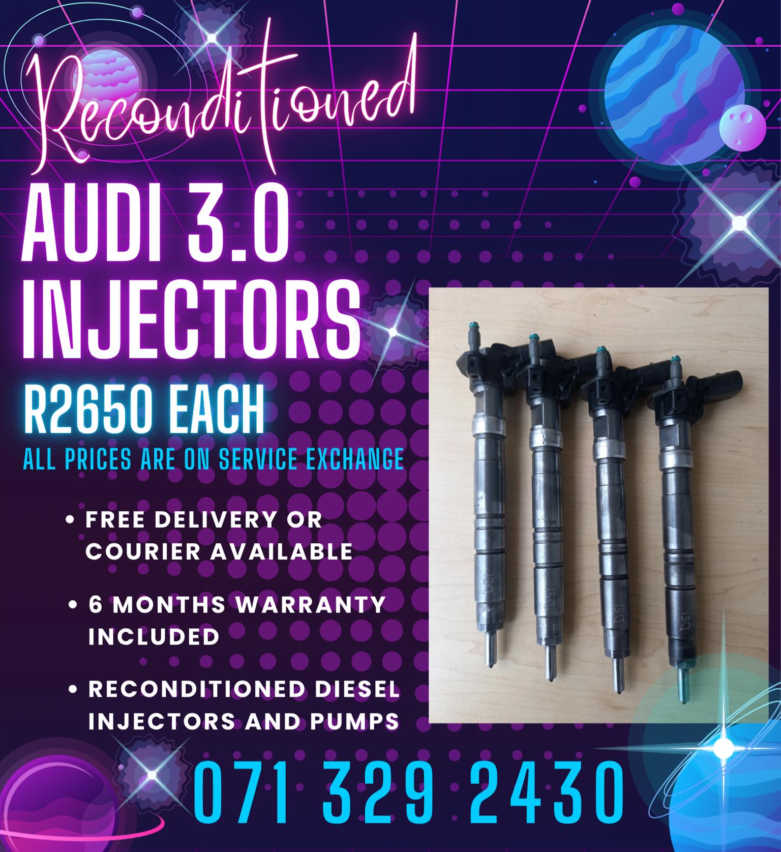 AUDI 3.0 INJECTORS WITH WARRANTY INCLUDED - Private Seller AUDI 3.0 INJECTORS WITH WARRANTY INCLUDED - Private Seller
