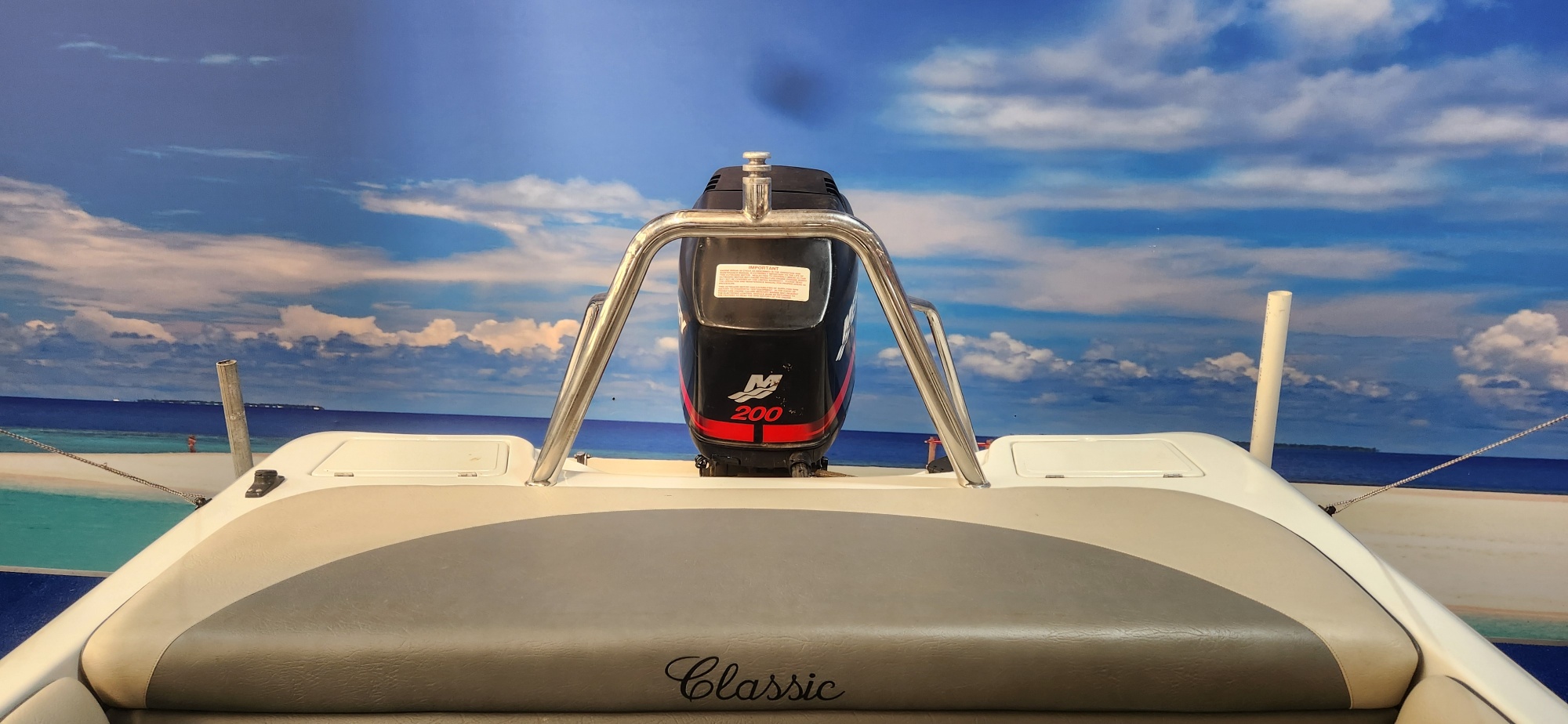 CLASSIC 210 ON TRAILER 200 HP MERCURY EFI FINANCE ARRANGED