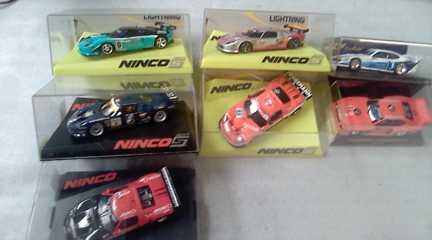 Ford GT40 & Capri Fly & Ninco Sport S Lightning Slot Cars 1/32.
