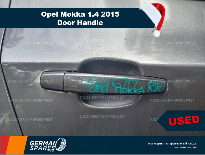 USED Door Handle for Opel Mokka 1.4 2015 now available - Private Seller USED Door Handle for Opel Mokka 1.4 2015 now available - Private Seller
