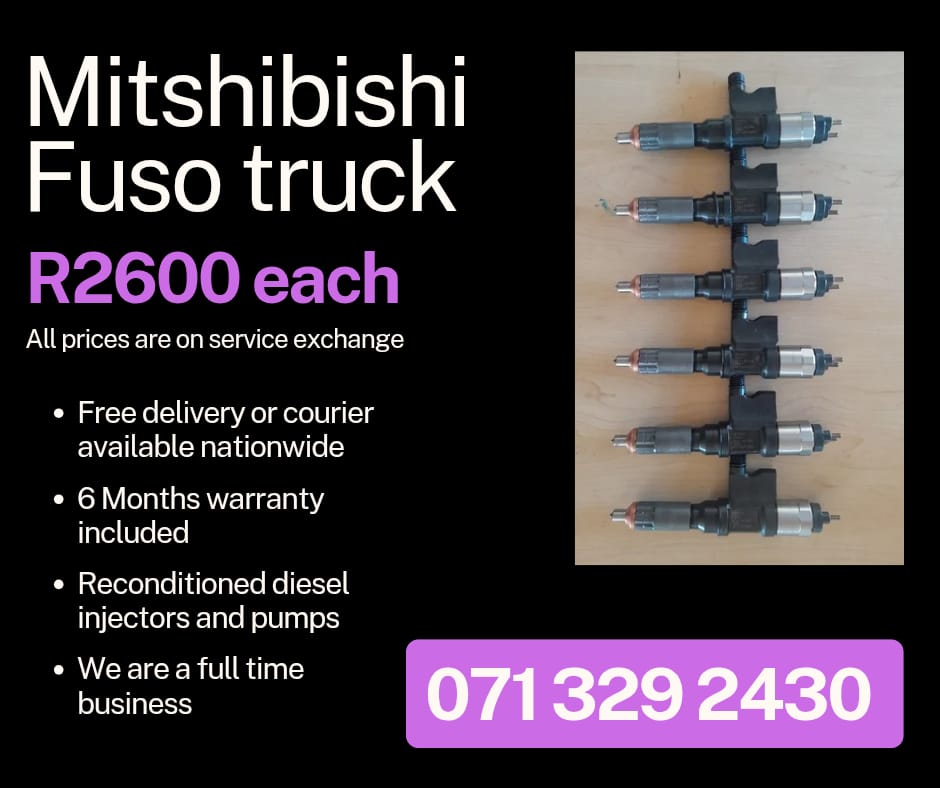 MITSHUBISHI FUSO TRUCK INJECTORS FOR SALE WITH WARRANTY - Private Seller MITSHUBISHI FUSO TRUCK INJECTORS FOR SALE WITH WARRANTY - Private Seller