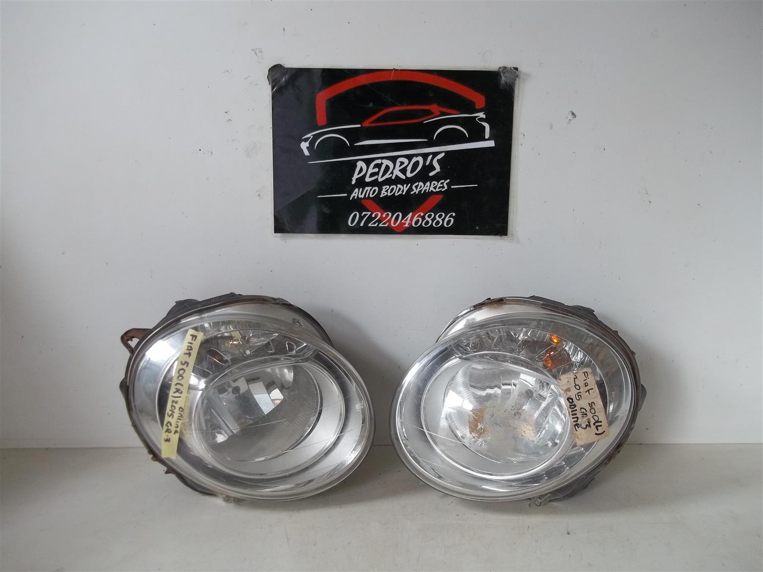 Fiat 500 '08-'15 L&R headlights (Pair) - Private Seller Fiat 500 '08-'15 L&R headlights (Pair) - Private Seller