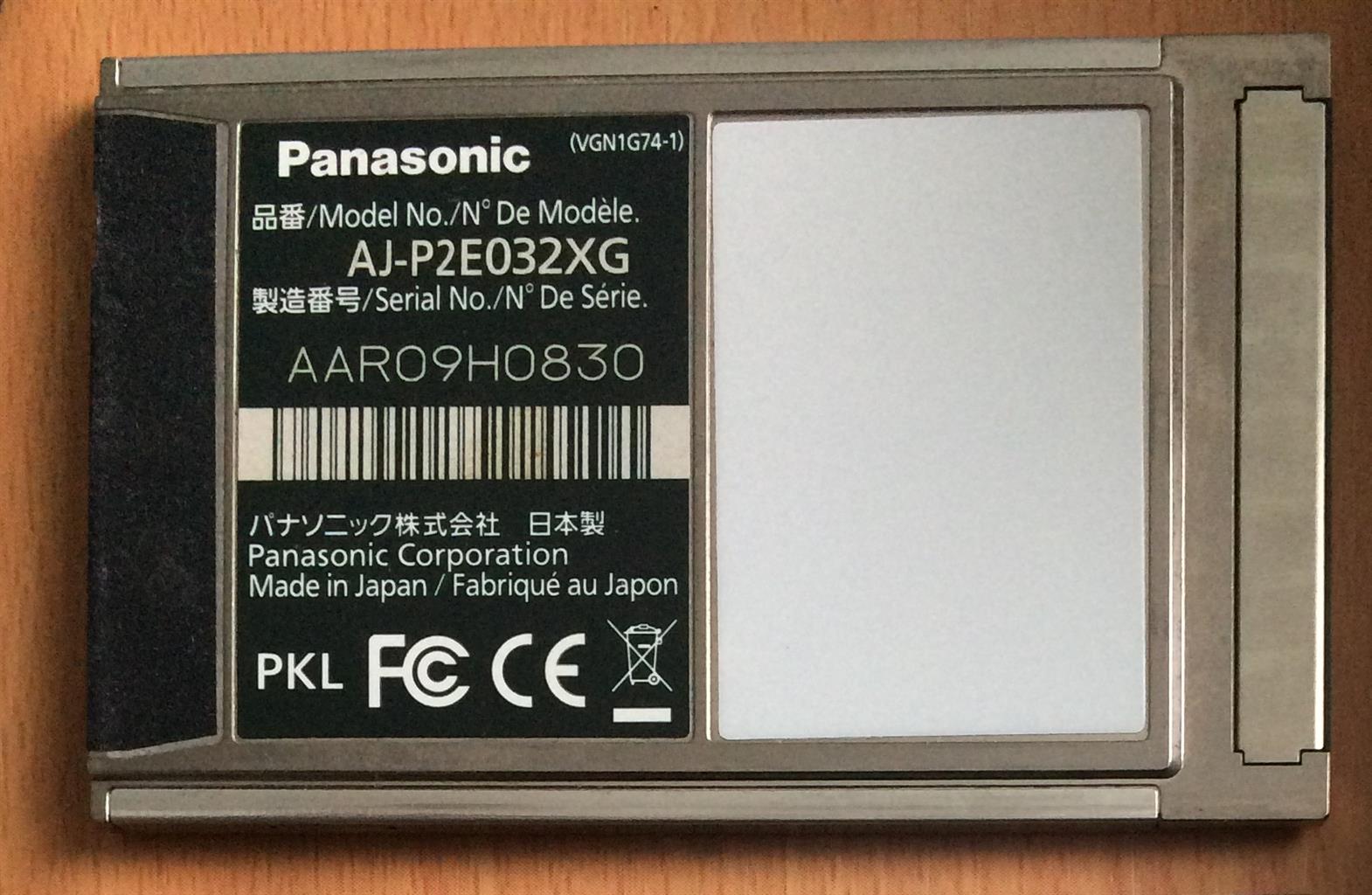 PANASONIC P2 E-series 32 GB card