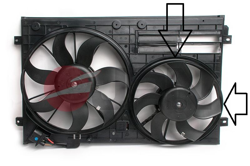 Small Radiator Fan – Fits Golf, Jetta, Caddy | 1K0 959 455 ET - Private Seller