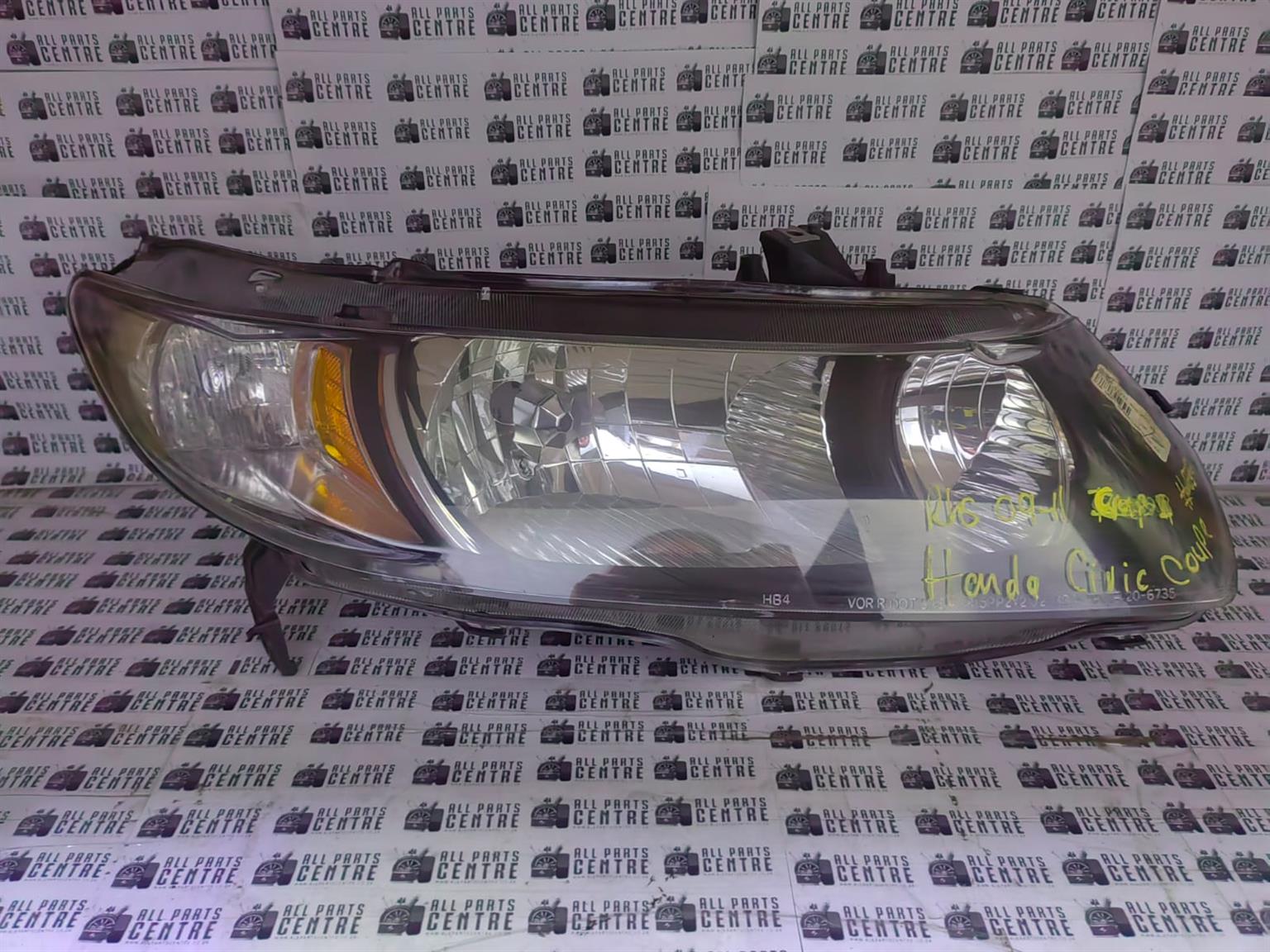 Honda Civic Coupe right headlight for sale used Honda Civic Coupe right headlight for sale used