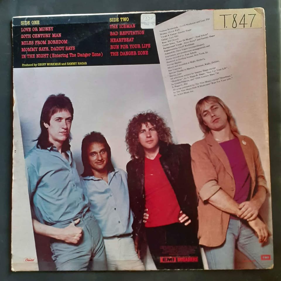 Sammy Hagar - Danger Zone LP Record