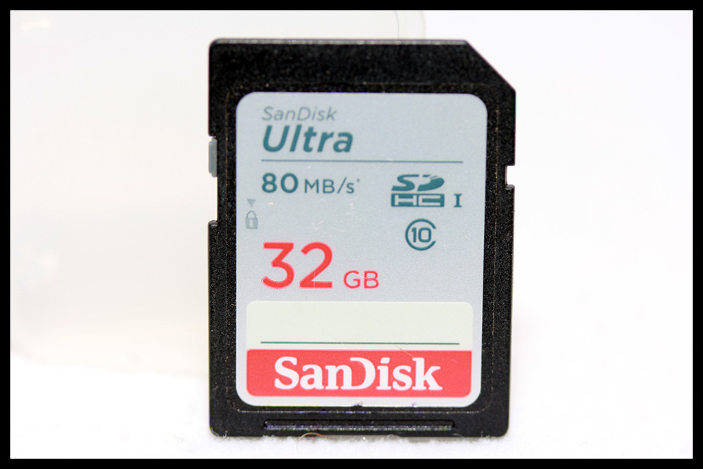 SanDisk Ultra 16GB SDHC – Class 10 @ 80MB/s