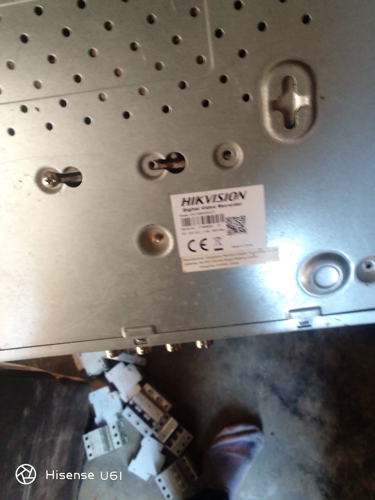 Access control keypad and HIKVISION digital video recorder and circuit breakers