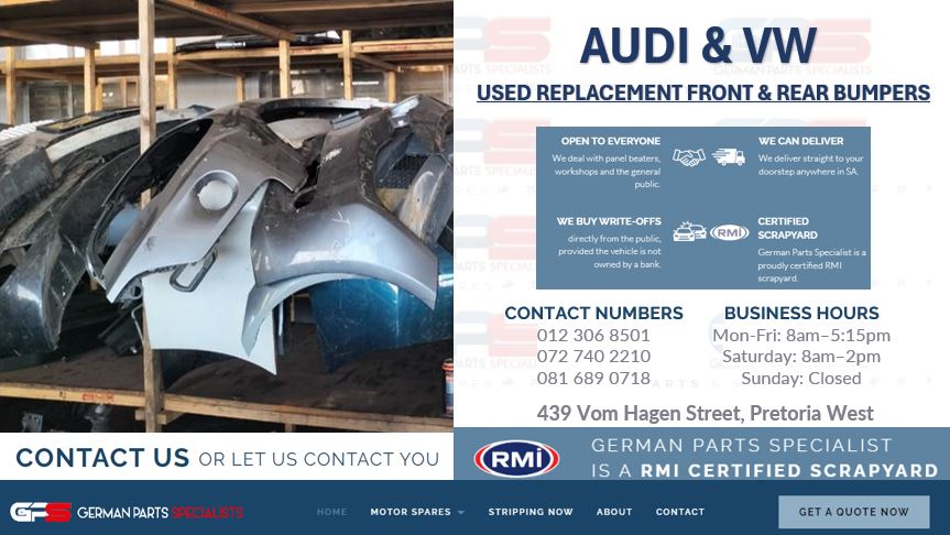 Audi & VW front & rear bumpers for sale - Private Seller Audi & VW front & rear bumpers for sale - Private Seller