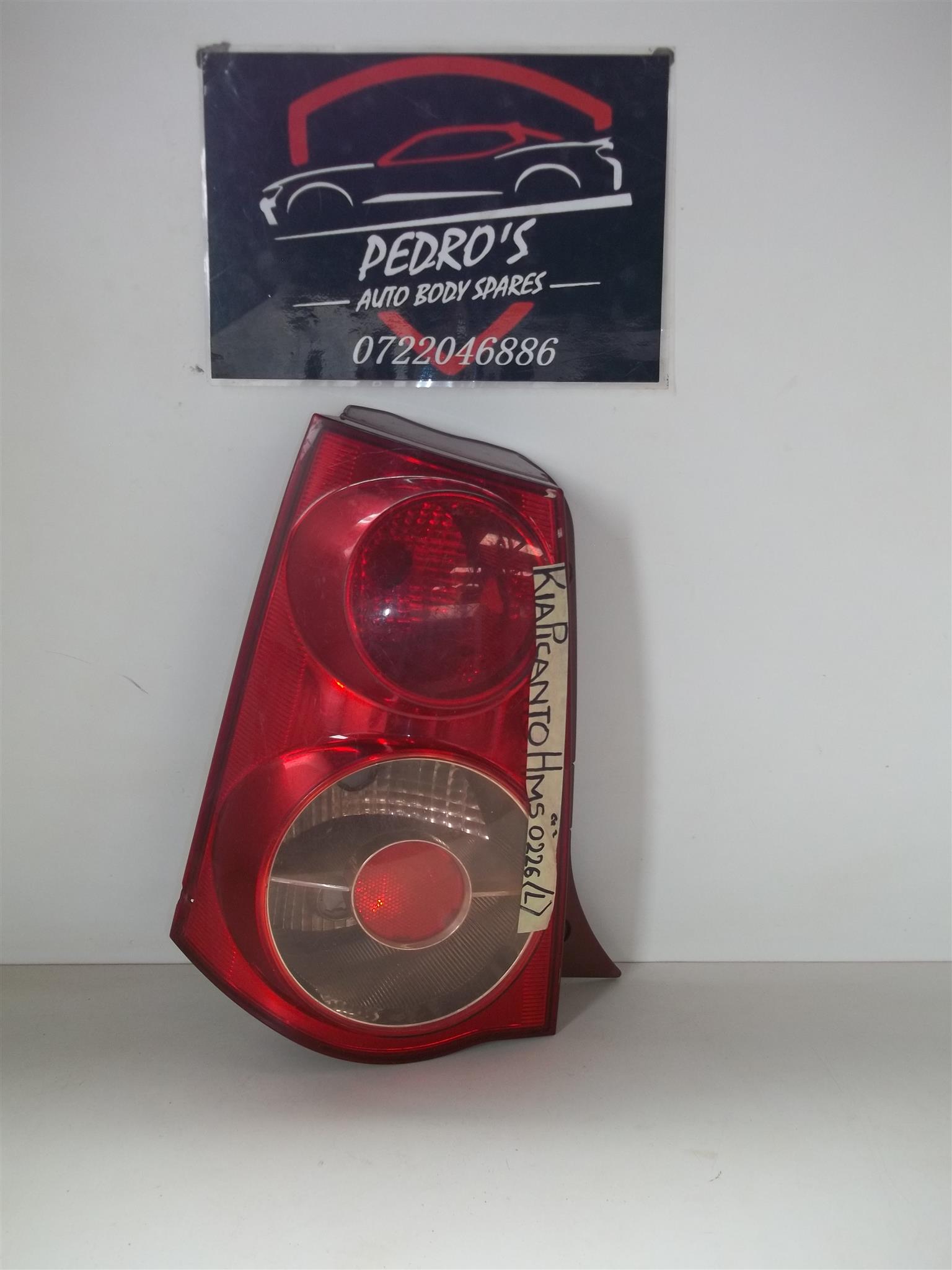 Kia Picanto tail light (Left) - Private Seller Kia Picanto tail light (Left) - Private Seller