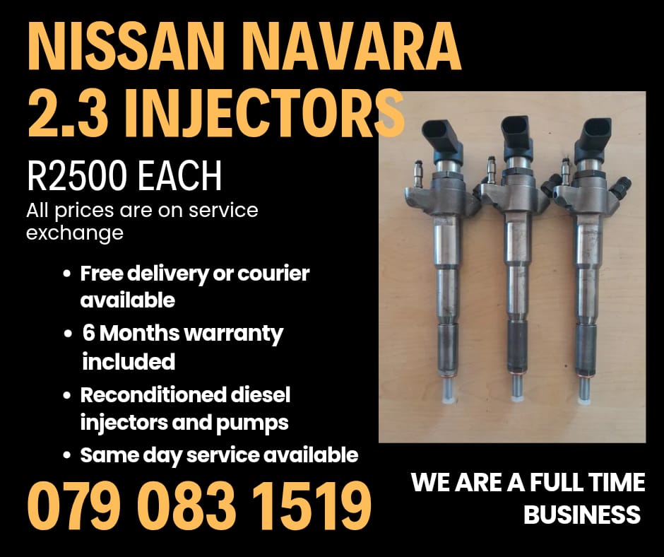 NISSAN NAVARA 2.3 INJECTORS FOR SALE WITH WARRANTY - Private Seller NISSAN NAVARA 2.3 INJECTORS FOR SALE WITH WARRANTY - Private Seller