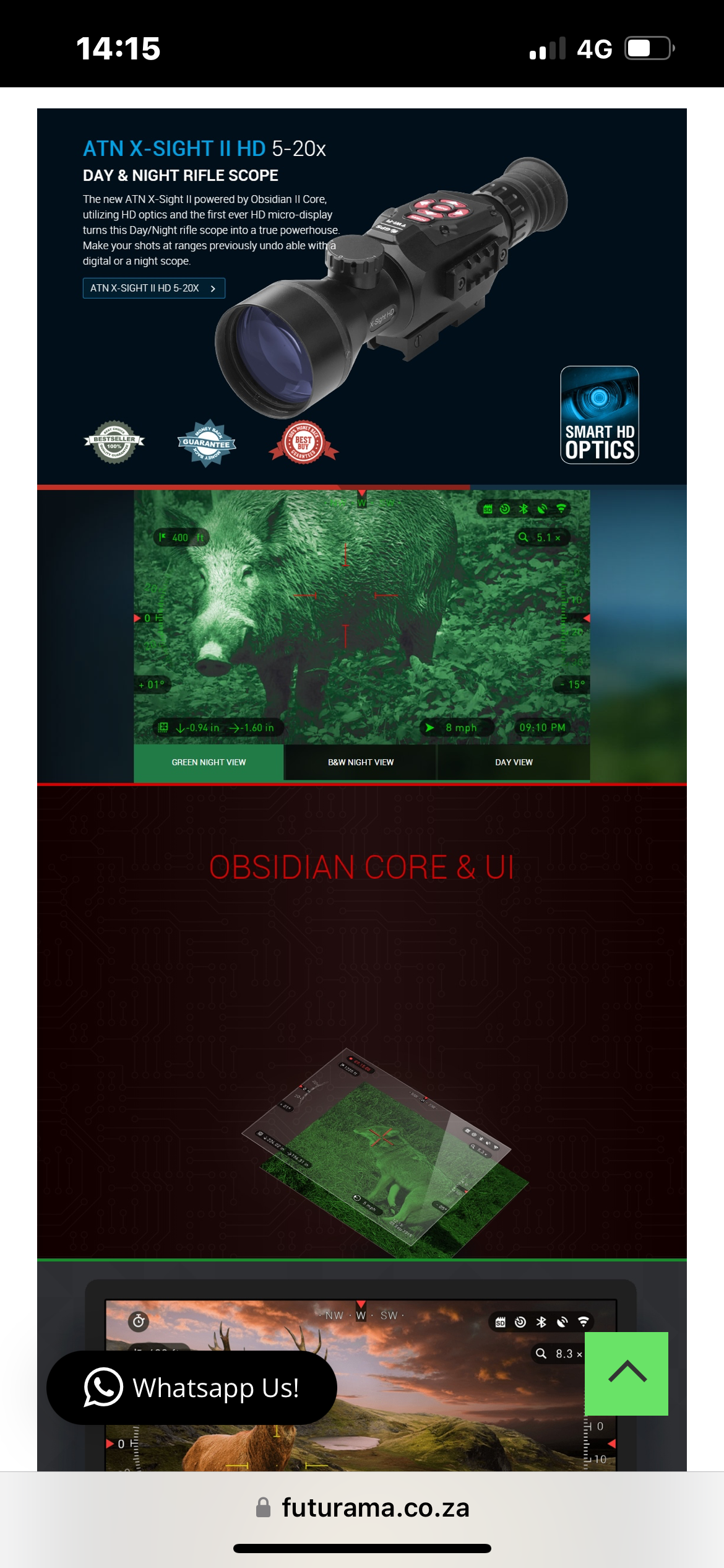 ATN Scope x sight5= 20