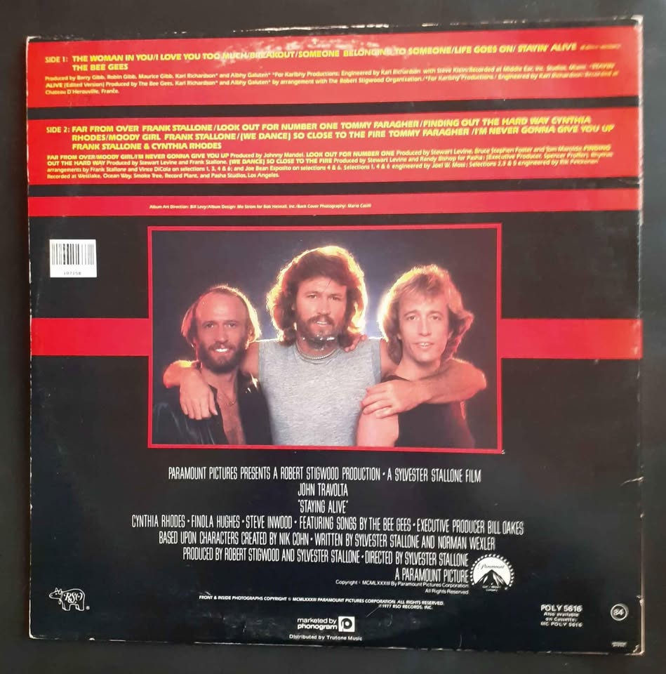 Staying live (Original Motion Picture Soundtrack) LP Record
