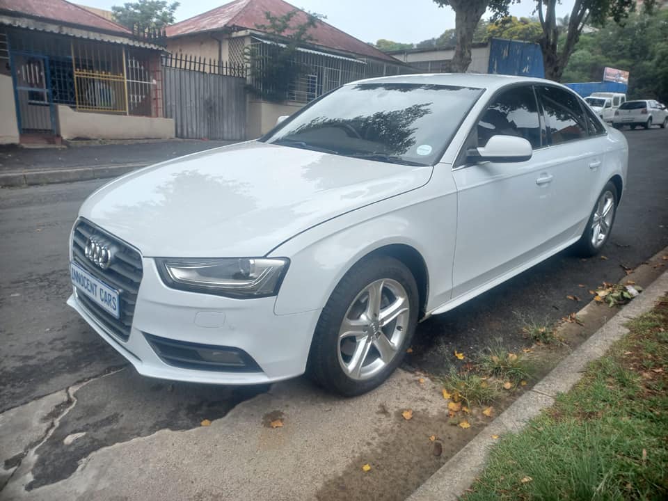 2014 AUDI A4 2.0 TDI DIESEL, AUTOMATIC, WHITE COLOR, MILEAGE 95000KMS. SPARE KEY, LS