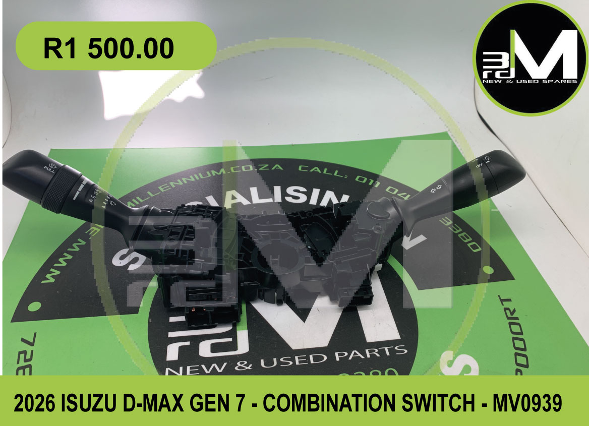 COMBINATION SWITCH - 2026 ISUZU D-MAX GEN 7 - MV0939 - Private Seller COMBINATION SWITCH - 2026 ISUZU D-MAX GEN 7 - MV0939 - Private Seller