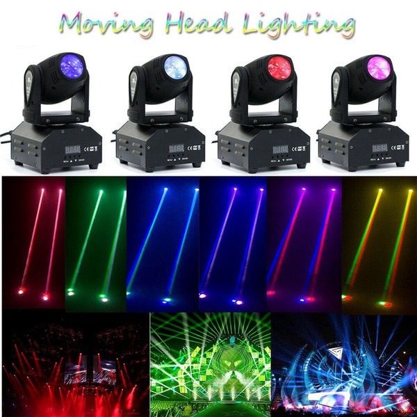 Professional Disco Moving Head Light DMX512 Stage, DJ Party, Night Club, Concert
