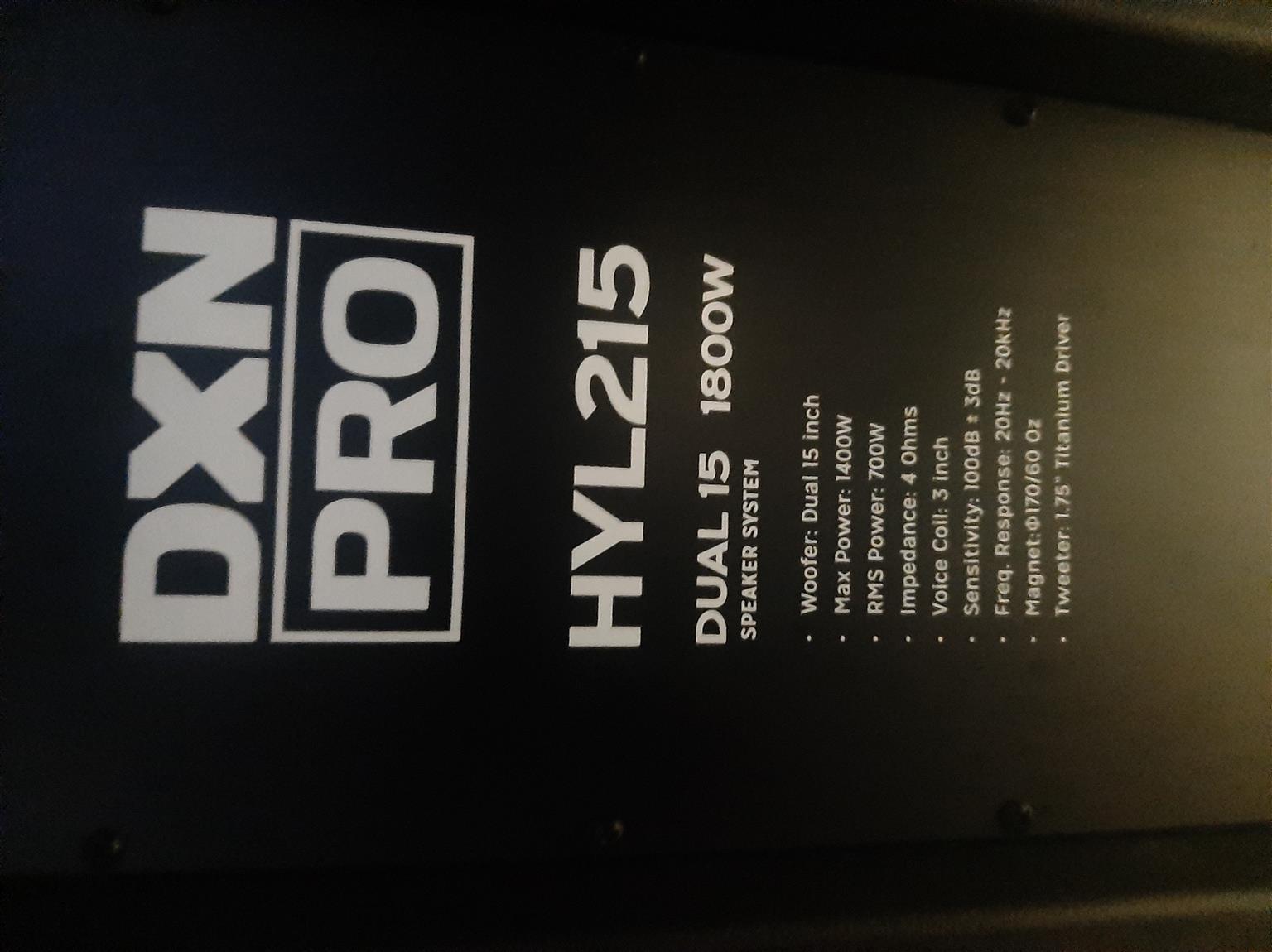 POWERFUL 15 INCH 1000W DJ SPEAKERS