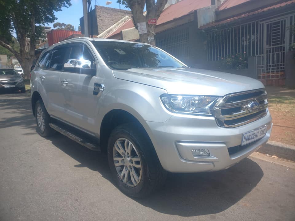 2018 FORD EVEREST SUV 3.2 DIESEL, AUTOMATIC 4X4, SILVER COLOR, MILEAGE  SB