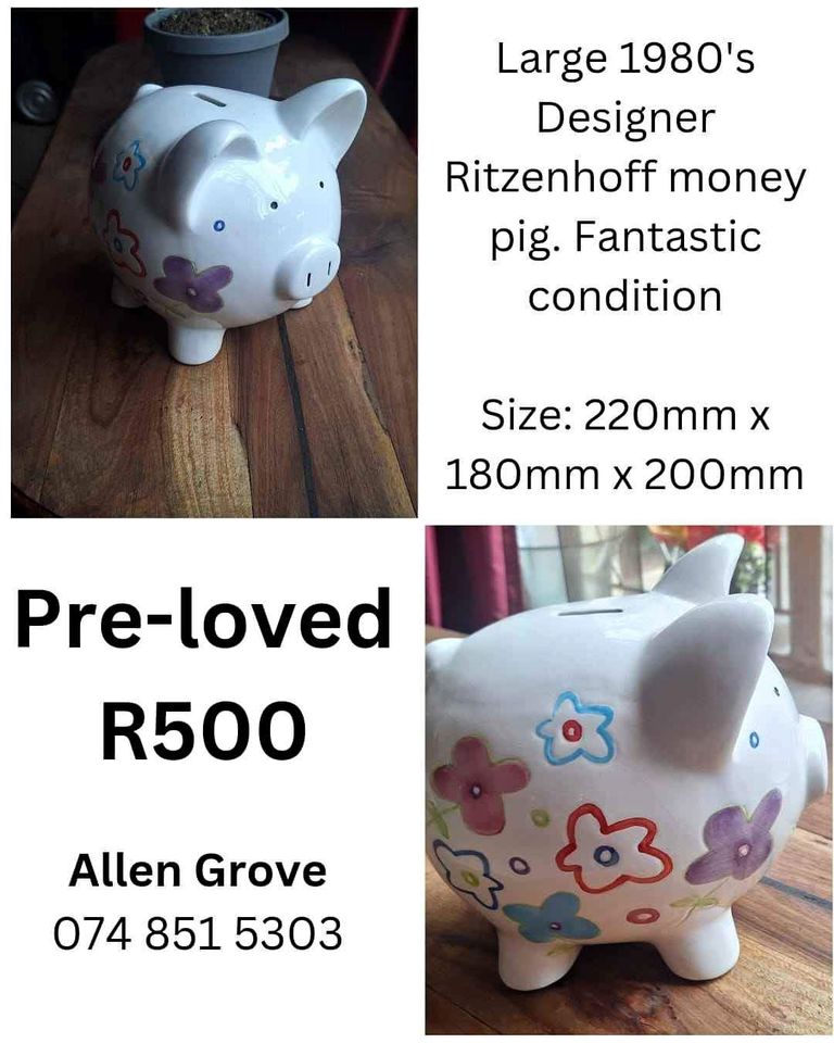 Designer Ritzenhoff money pig – Large Designer Ritzenhoff money pig – Large