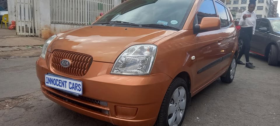 USED 2005 KIA PICANTO 1.1 AUTOMATIC TRANSMISSION, ORANGE COLOUR, MILEAGE 128000KM,