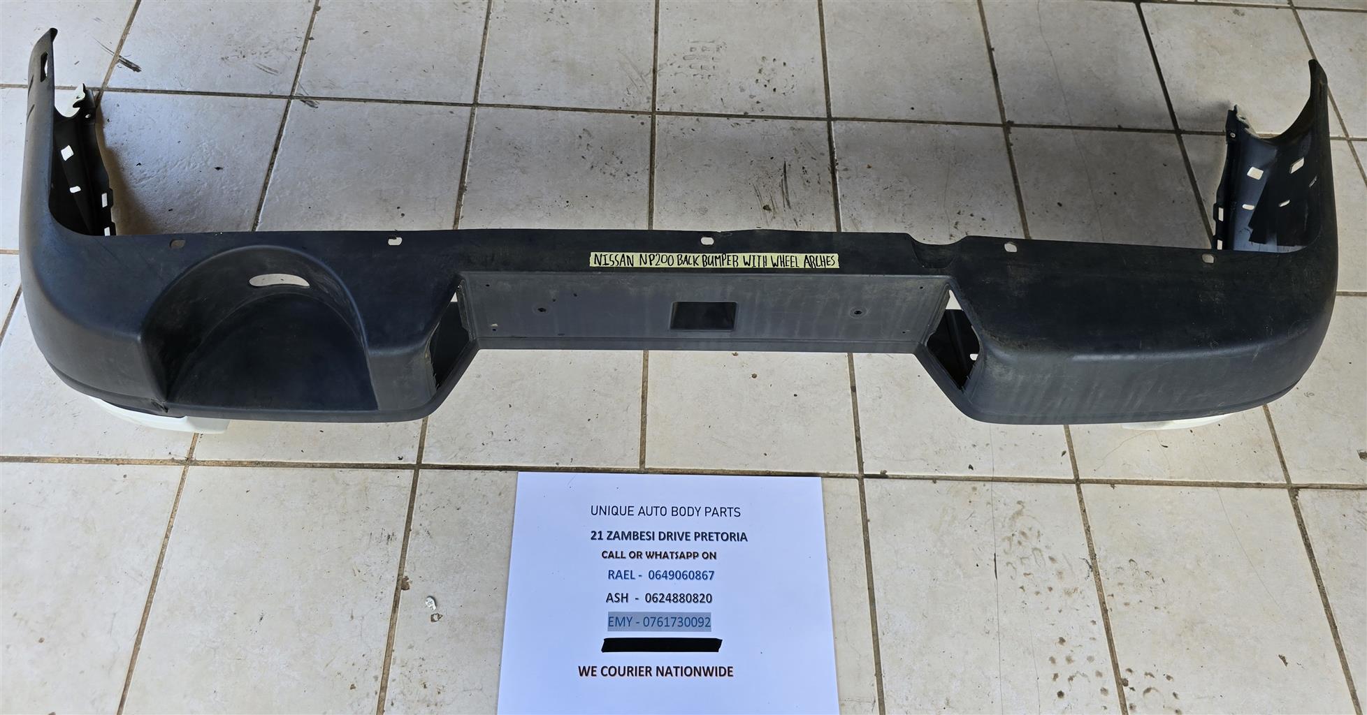 Nissan NP200 Rear Bumper With Wheel Arches Nissan NP200 Rear Bumper With Wheel Arches