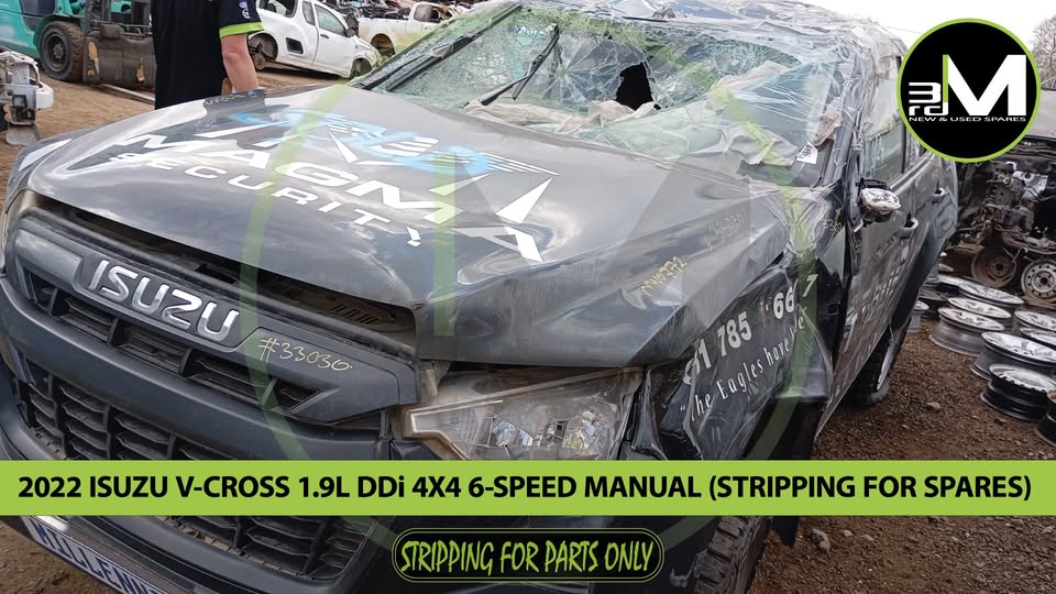 2022 ISUZU D-MAX VCROSS 1.9 Ddi 6-SPEED 4x4 MANUAL (STRIPPING FOR PARTS)