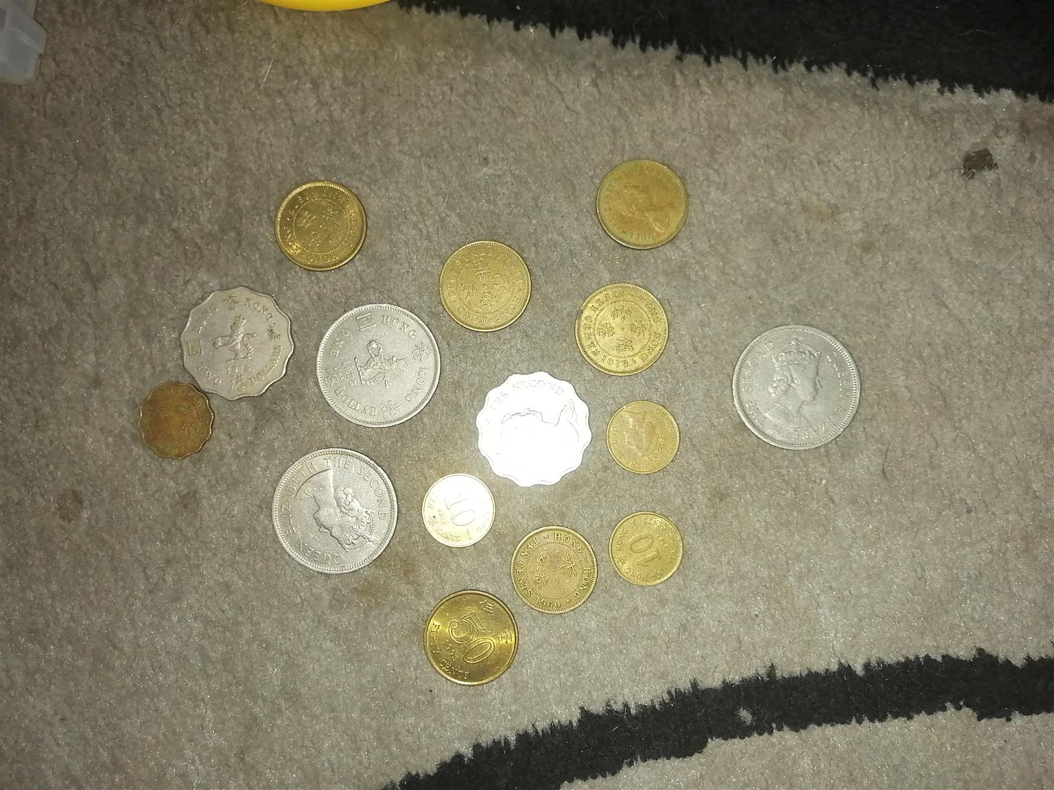 Lots of old coins of all over the world for sale