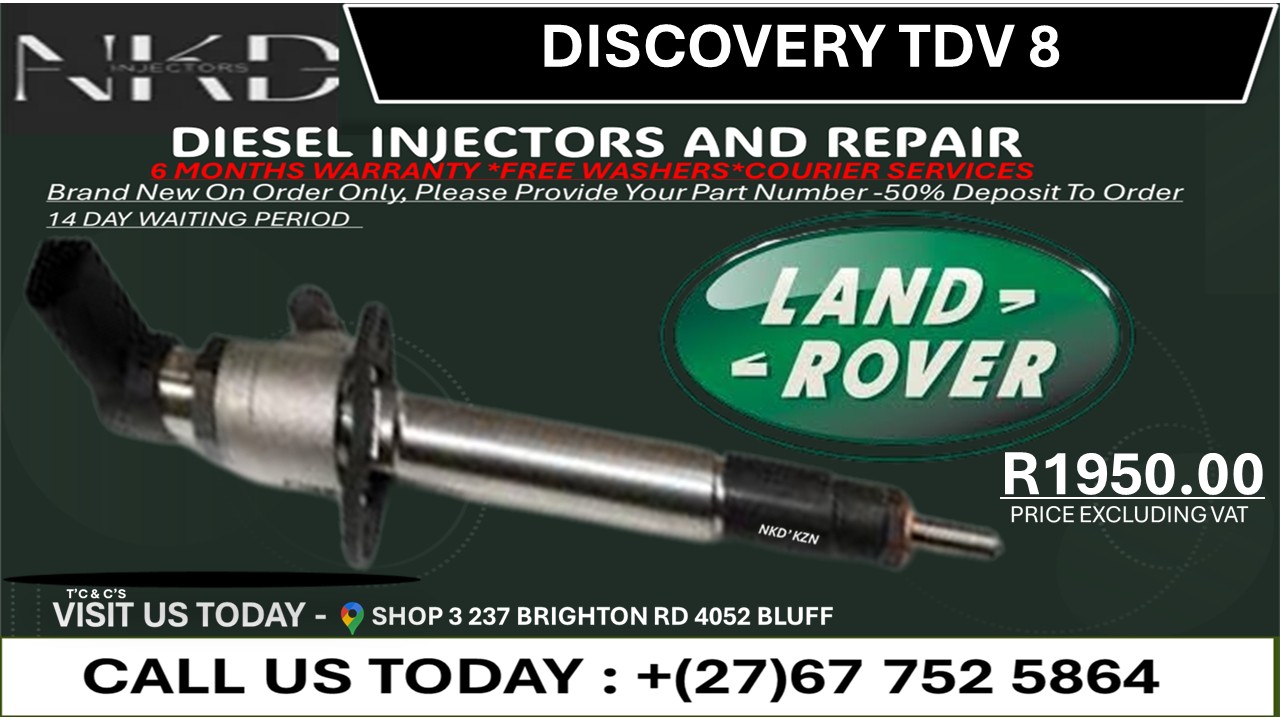 Discovery TDV 8 Diesel Injectors on Recondition - Private Seller